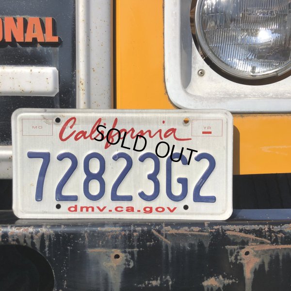 画像1: Original USA California License Plate 72823G2 (R916)