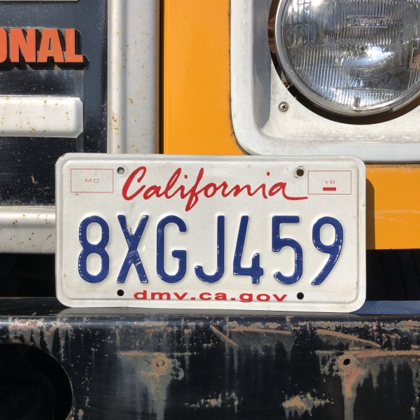 画像1: Original USA California License Plate 8XGJ459 (R918)