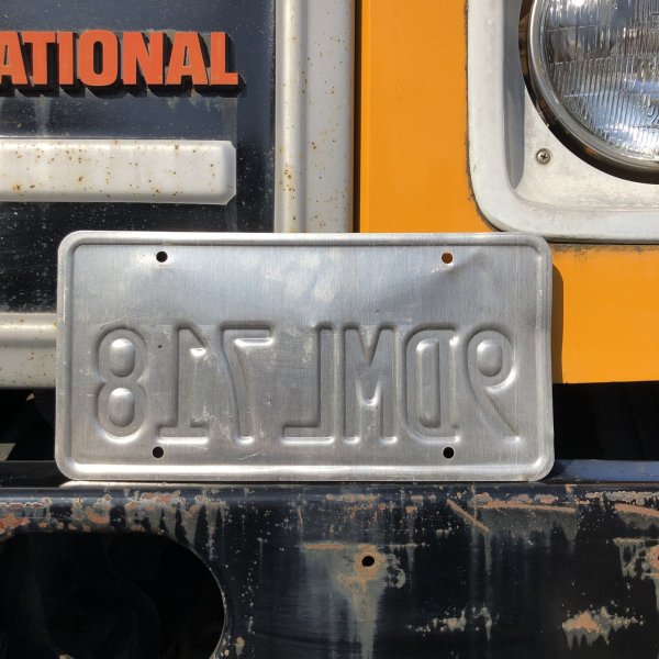 画像2: Original USA California License Plate 9DML718 (R920)