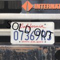 Original USA California License Plate 07369R3 (R922)