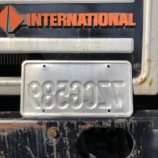 画像2: Original USA California License Plate 7ZCG589 (R919)