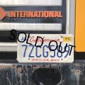 Original USA California License Plate 7ZCG589 (R919)