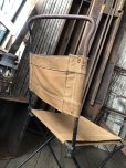 画像9: Vintage Metal Canvas Folding Camp Chair (R930)