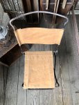 画像5: Vintage Metal Canvas Folding Camp Chair (R930)