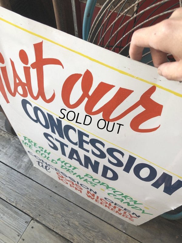 画像13: Vintage Concession Stand Hand Painted Store Sign (R931)