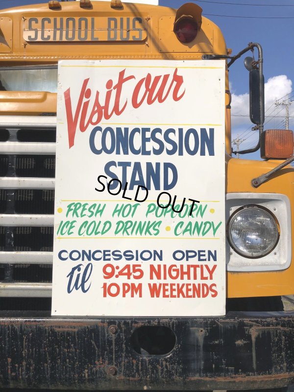 画像18: Vintage Concession Stand Hand Painted Store Sign (R931)