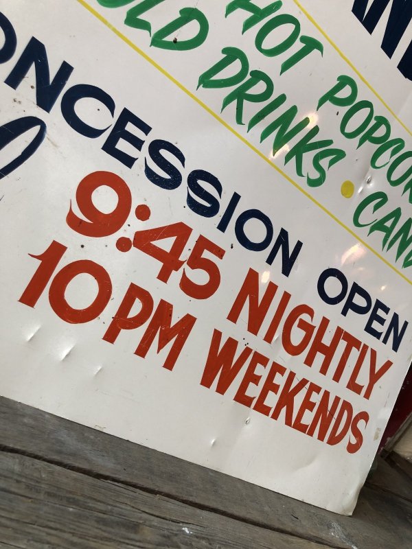画像7: Vintage Concession Stand Hand Painted Store Sign (R931)