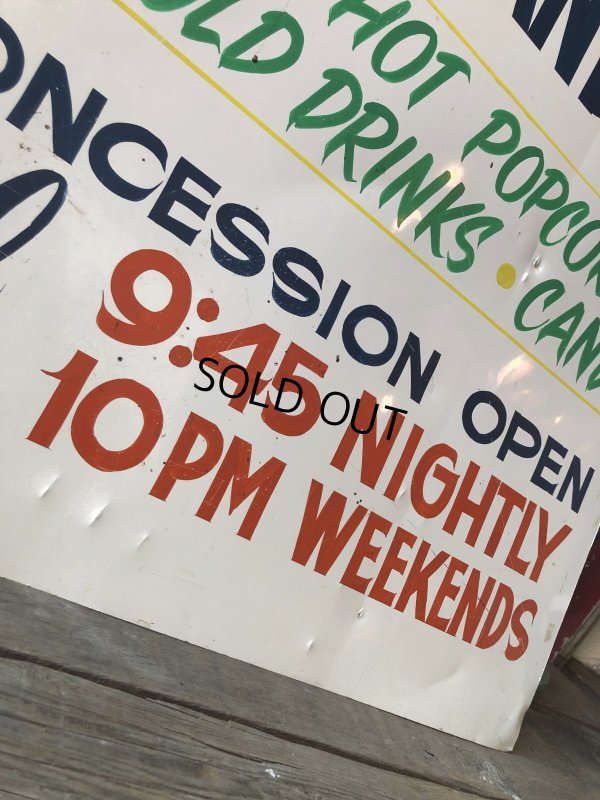 画像7: Vintage Concession Stand Hand Painted Store Sign (R931)