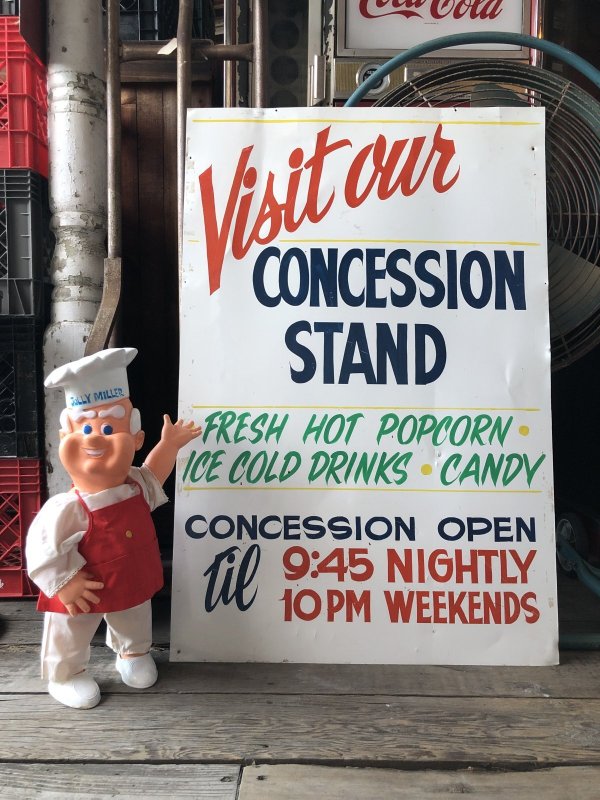 画像16: Vintage Concession Stand Hand Painted Store Sign (R931)