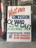 Vintage Concession Stand Hand Painted Store Sign (R931)