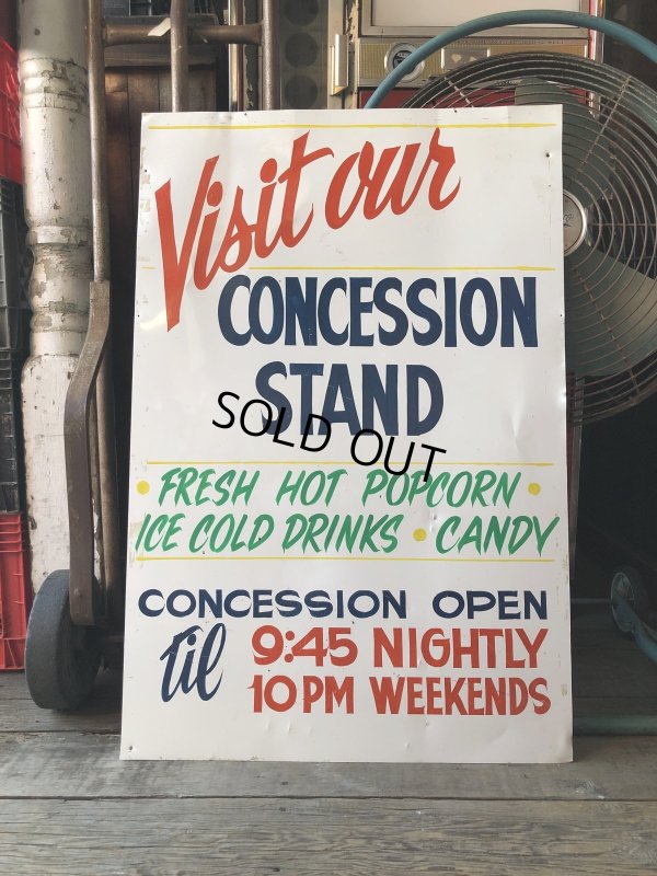画像1: Vintage Concession Stand Hand Painted Store Sign (R931)