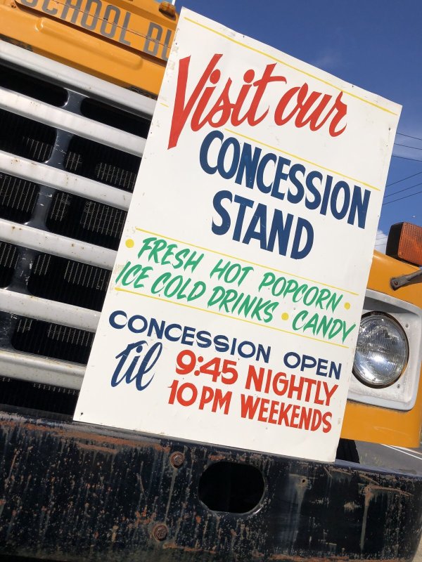 画像17: Vintage Concession Stand Hand Painted Store Sign (R931)