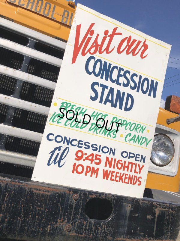 画像17: Vintage Concession Stand Hand Painted Store Sign (R931)