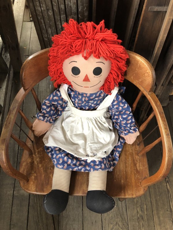 画像8: 70s Vintage Raggedy Ann Doll 90cm (R938)