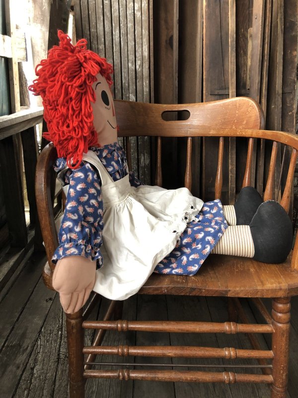 画像7: 70s Vintage Raggedy Ann Doll 90cm (R938)