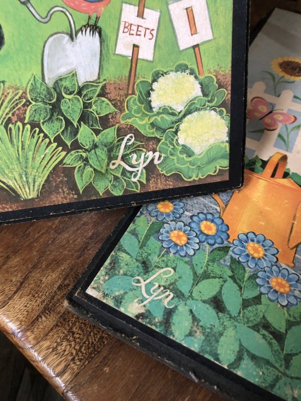 画像2: 70s Vintage Lyn Raggedy Anne ＆Andy Wall Hangings SET (R933)