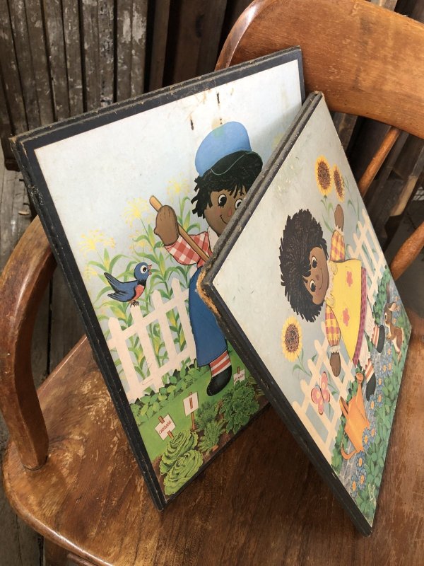 画像3: 70s Vintage Lyn Raggedy Ann ＆ Andy Wall Hangings SET (R933)