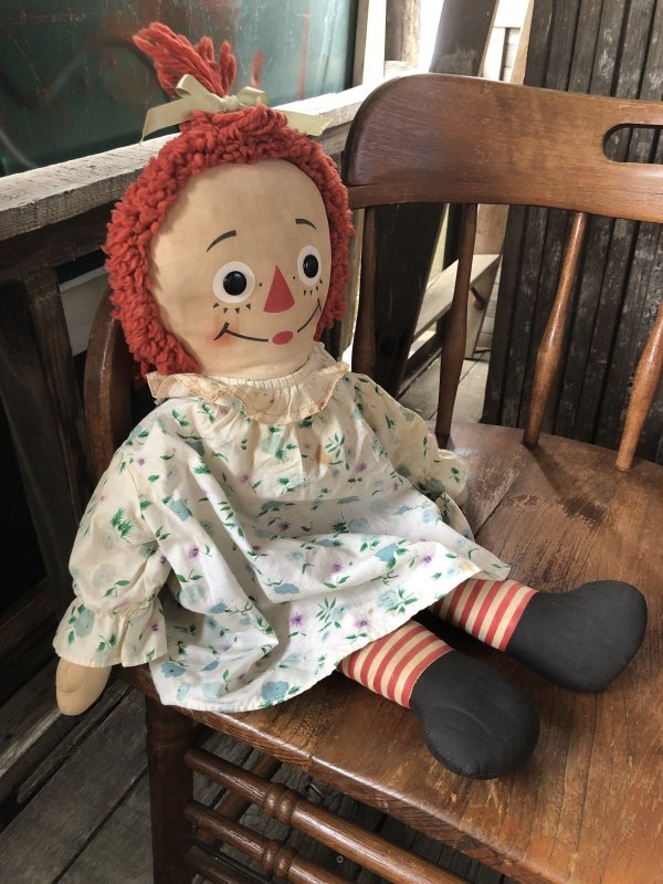 画像4: 70s Vintage Raggedy Ann Doll 65cm (R939)