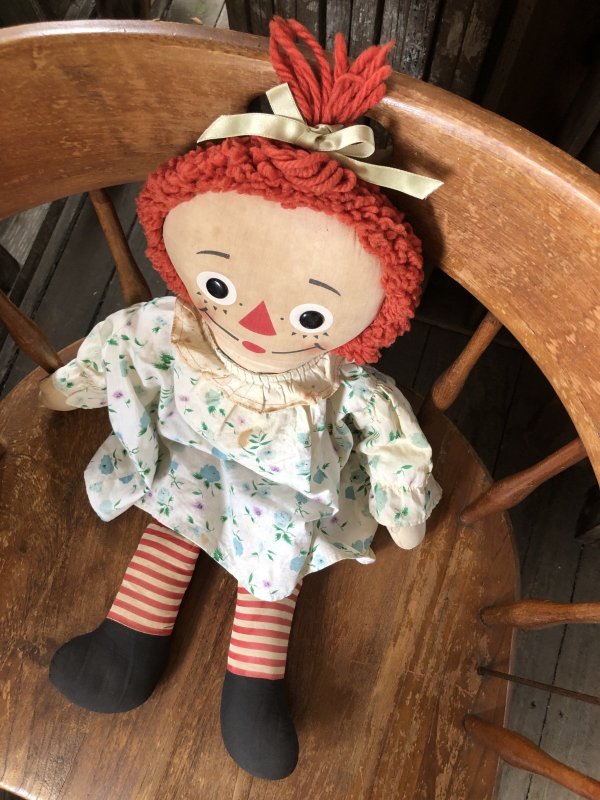 画像2: 70s Vintage Raggedy Ann Doll 65cm (R939)