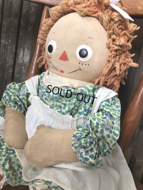 画像6: 70s Vintage Raggedy Ann Doll 50cm (R940)