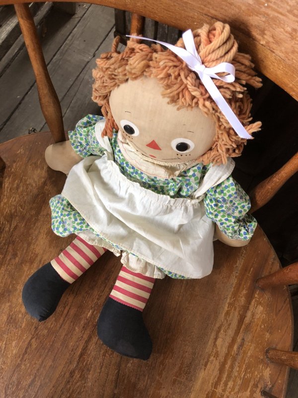 画像2: 70s Vintage Raggedy Ann Doll 50cm (R940)