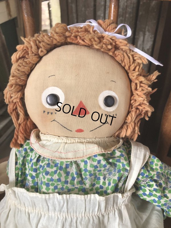 画像3: 70s Vintage Raggedy Ann Doll 50cm (R940)