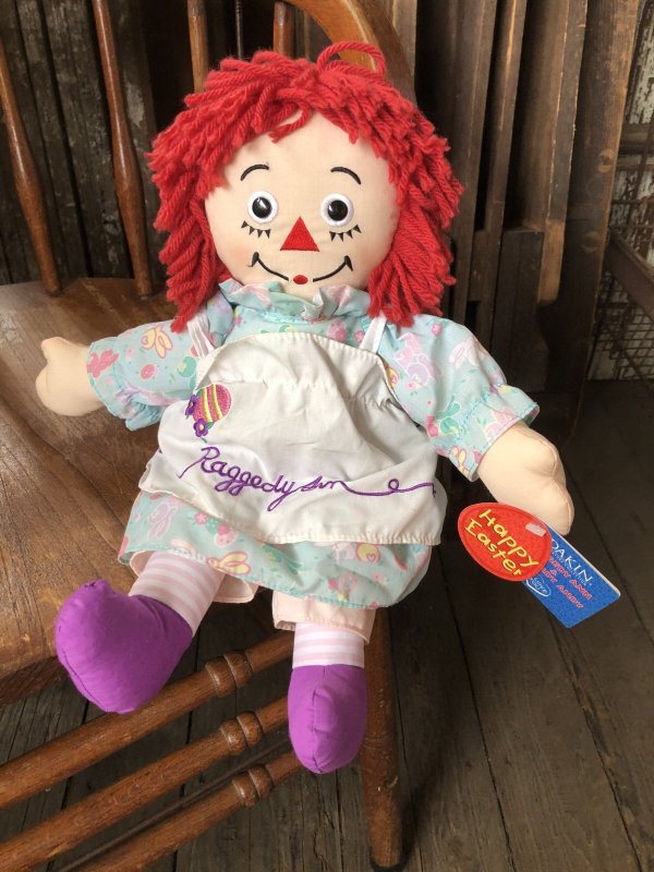 画像1: 90s Vintage Dakin Raggedy Ann Doll 40cm (R941)