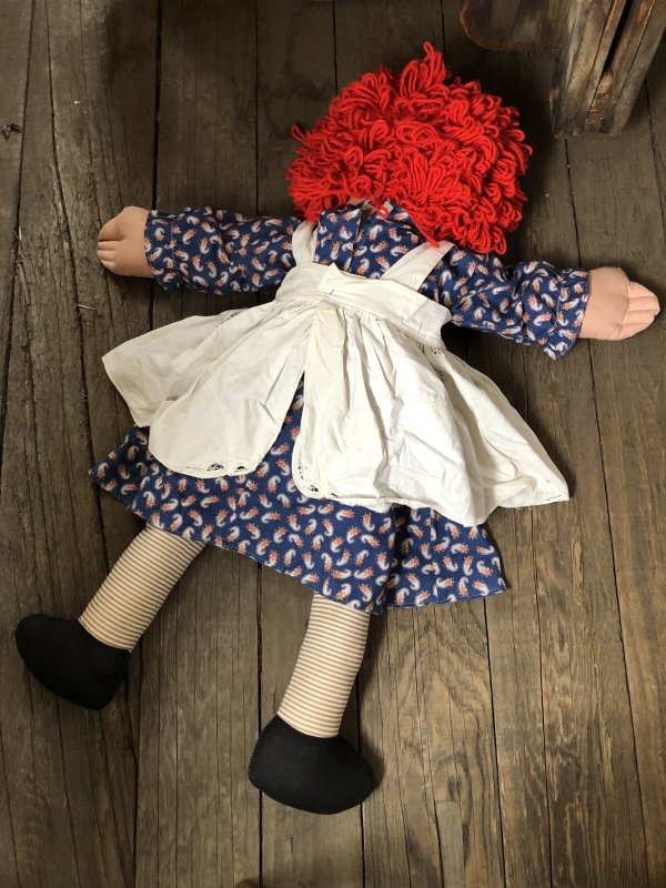 画像11: 70s Vintage Raggedy Ann Doll 90cm (R938)