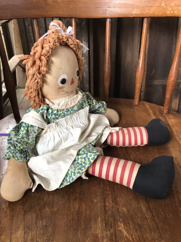 画像5: 70s Vintage Raggedy Ann Doll 50cm (R940)
