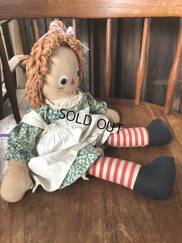 画像5: 70s Vintage Raggedy Ann Doll 50cm (R940)