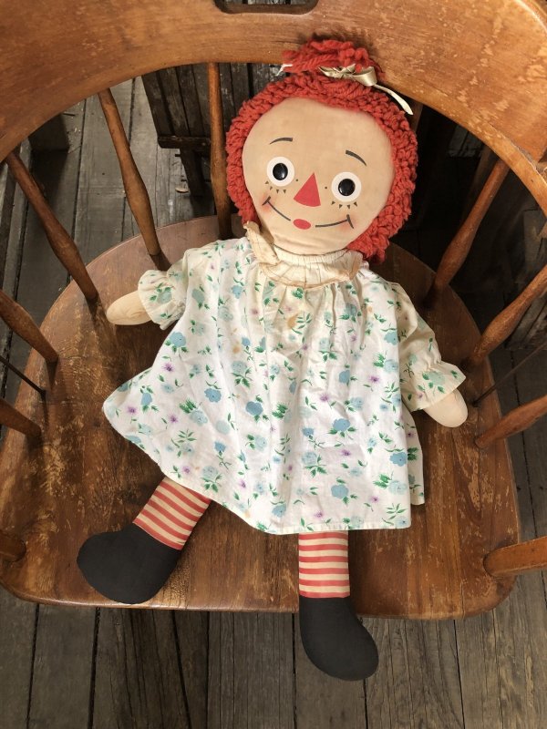 画像10: 70s Vintage Raggedy Ann Doll 65cm (R939)