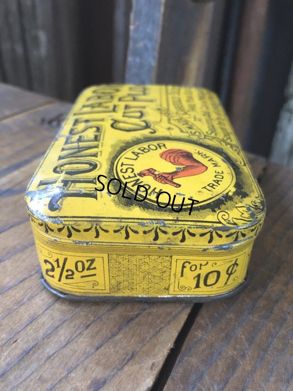 画像5: Vintage Tobacco Tin Honest Labor Cut Plug (R951)