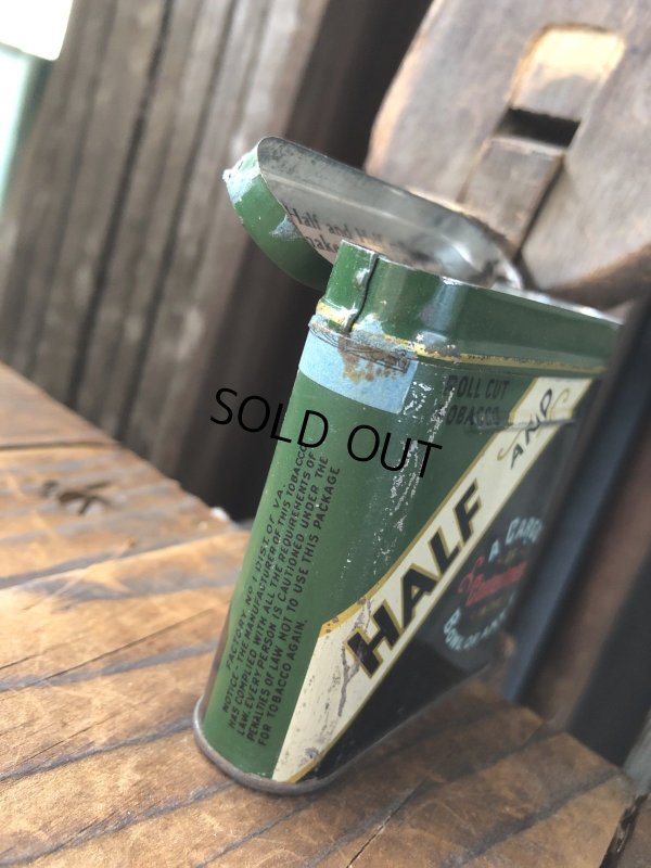 画像4: Vintage Tobacco Tin HALF AND (R943)