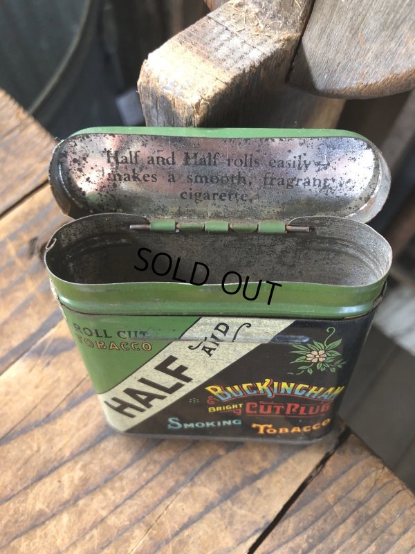 画像3: Vintage Tobacco Tin HALF AND (R944)