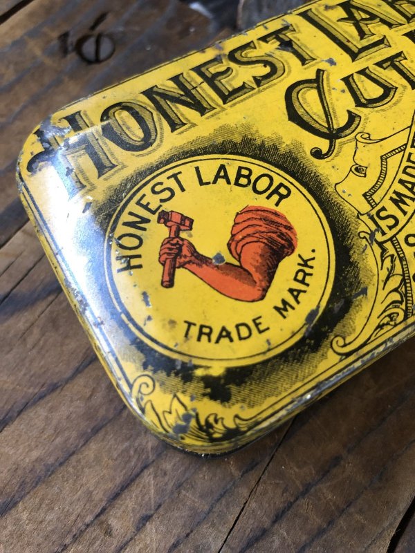 画像9: Vintage Tobacco Tin Honest Labor Cut Plug (R951)