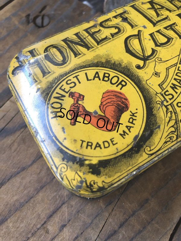 画像9: Vintage Tobacco Tin Honest Labor Cut Plug (R951)