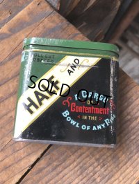 Vintage Tobacco Tin HALF AND (R943)