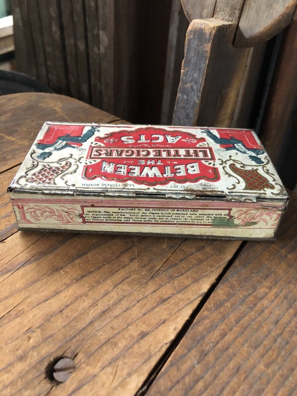 画像6: Vintage Tobacco Tin Between The Acts Little Cigars (R953)
