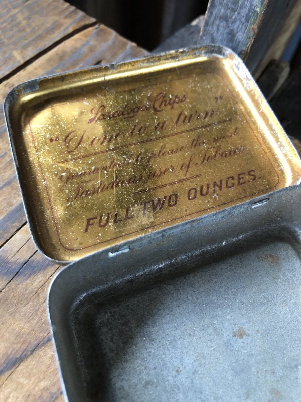 画像4: Vintage Tobacco Tin Saratoga Chips Sliced Plug (R952)