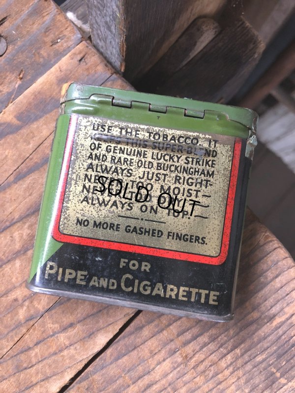 画像7: Vintage Tobacco Tin HALF AND (R944)