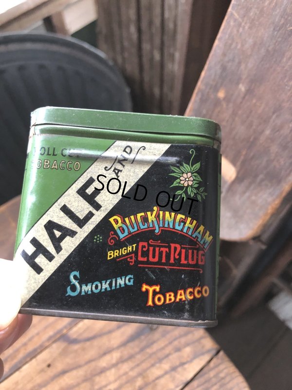 画像8: Vintage Tobacco Tin HALF AND (R944)