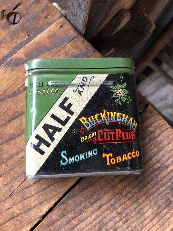 画像1: Vintage Tobacco Tin HALF AND (R944)