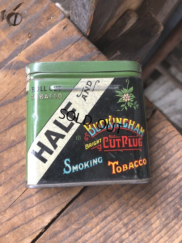 画像1: Vintage Tobacco Tin HALF AND (R944)