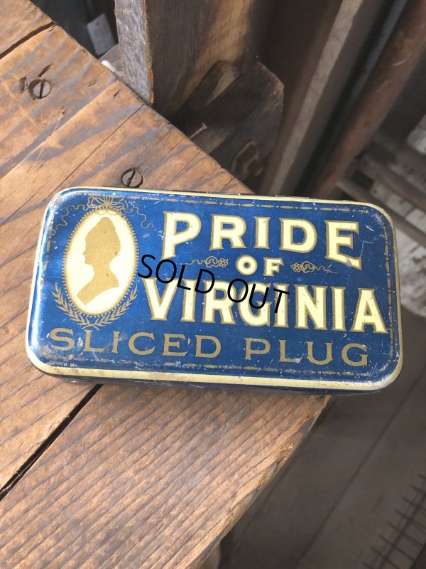 画像1: Vintage Tobacco Tin Pride of Virginia (R948)