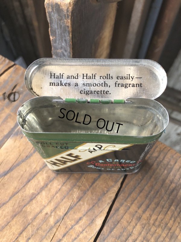 画像3: Vintage Tobacco Tin HALF AND (R943)