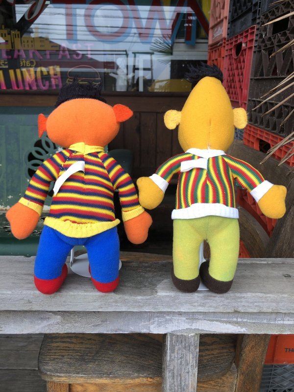 画像6: 70s Vintage SESAME STREET Ernie ＆ Bert Plush SET by Knickerbocker (R955)