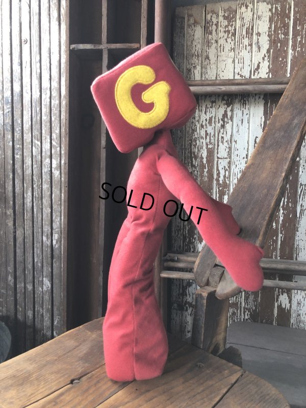 画像5: 80s Vintage Gumby and Pals G Blockhead Plush Doll (B995) 