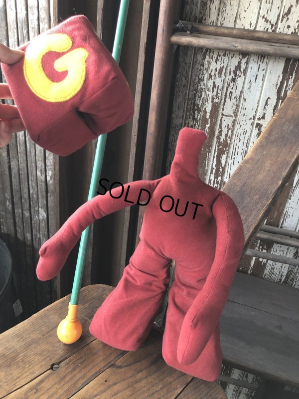 画像2: 80s Vintage Gumby and Pals G Blockhead Plush Doll (B995) 