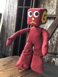 画像7: 80s Vintage Gumby and Pals G Blockhead Plush Doll (B995) 