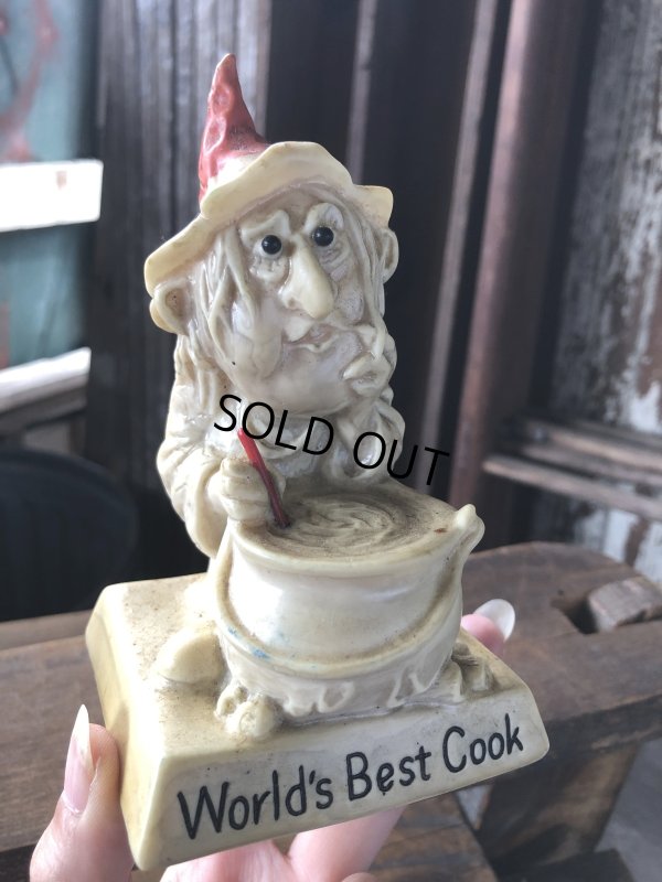 画像8: 70s Vintage Message Doll " World's Best Cook "  (R956) 